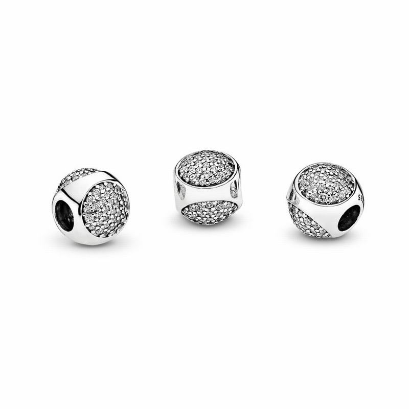 Pandora Dazzling Droplet Charm - Sterling Silver/Cubic Zirconia - Canada | BM5164ZR